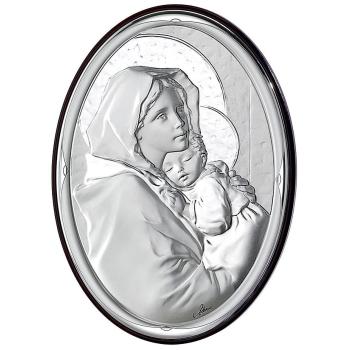 Ezüstözött plakett 31×43 cm - Madonna - Feruzzi