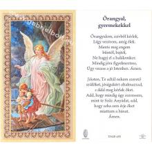 Holy card, with prayer - Hungarian language