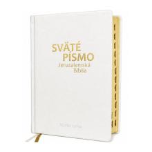 Sväté písmo - Jeruzalemská Biblia (veľký formát) biela obálka so zlatorezom Sväté písmo - Jeruzalemská Biblia (veľký formát) biela obálka so zlatorezom