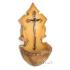 Holy water font - cross - 13cm