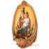 Holy water font - Mary queen of heaven with infant Jesus - 16cm