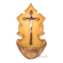 Holy water font - cross - 13cm