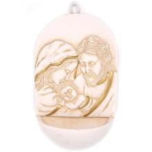 Holy water font - Holy Family - 10cm