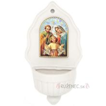 Weihwasserbecken - Heilige Famiglie - 15cm