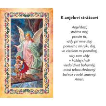Guardian angel - prayer cards - 6.5x10.5cm