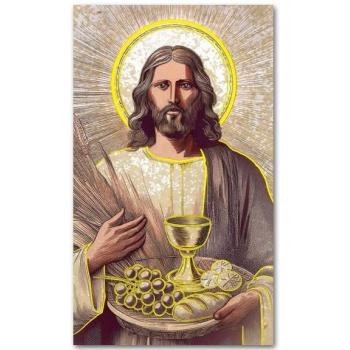 Eucharistie - Gebetskarte - 6.5x10.5cm