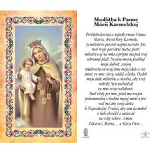 Our Lady of Mount Karmel - prayer cards - 6.5x10.5cm