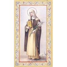 Heilige Katharina von Siena - Gebetskarten - 6.5x10.5cm