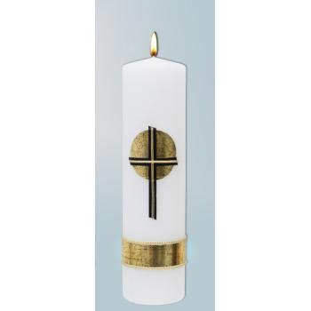 Mass candle 6cmx22cm - Cross