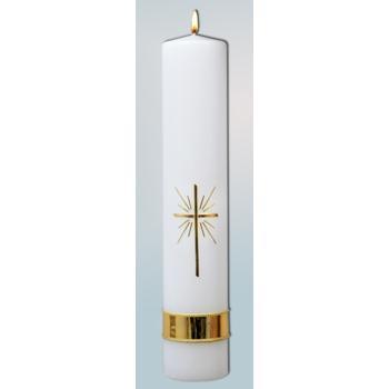 Mass candle 6cmx30cm - Cross