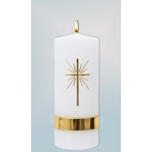 Mass candle 8cmx20cm - Cross