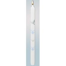 Baptism candle - blue
