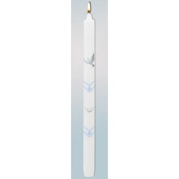 Baptism candle - blue