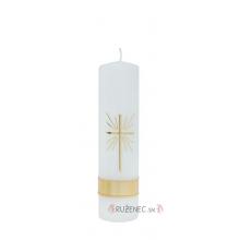 Mass candle 6cmx22cm - 0.5kg - Cross
