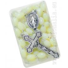 Phosphorescent rosary - 6x8mm