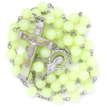 Svietiaci ruženec 7mm perly