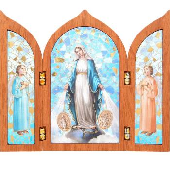 Triptych 12x10cm - Zázrační Medaile