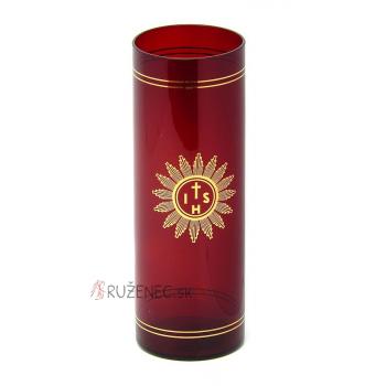 Eternal light glass - rubin - 8x21cm