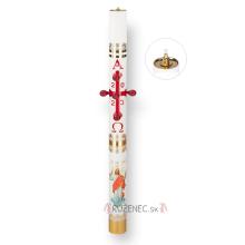 Easter Paschal - 90cm x 6.3cm - white