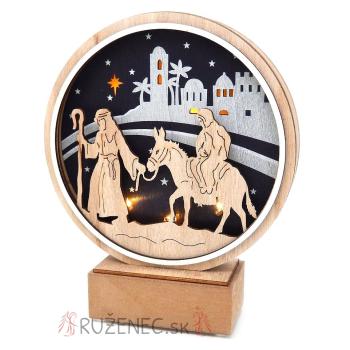 Vánoční lampa - 20x16x9cm