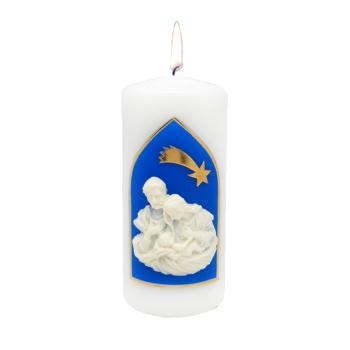 Vánoční svíčka - 6cm x 15cm - sv. rodina