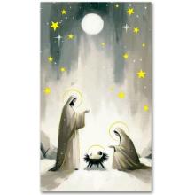 Vánoční svatý obrázek - 6.5x10.5cm