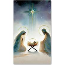 Vánoční svatý obrázek - 6.5x10.5cm