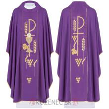Chasuble with embroidery - 001 - purple
