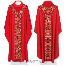 Chasuble with embroidery - 169 - red