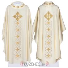 Chasuble with embroidery - 7018 LE - ecru