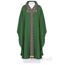 Chasuble with embroidery - 7026 LE - green