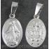 Pendant - Miraculous medal - stainless steel