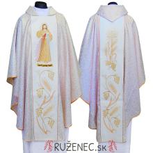 Gold Chasuble - embroidery - Divine Mercy Jesus